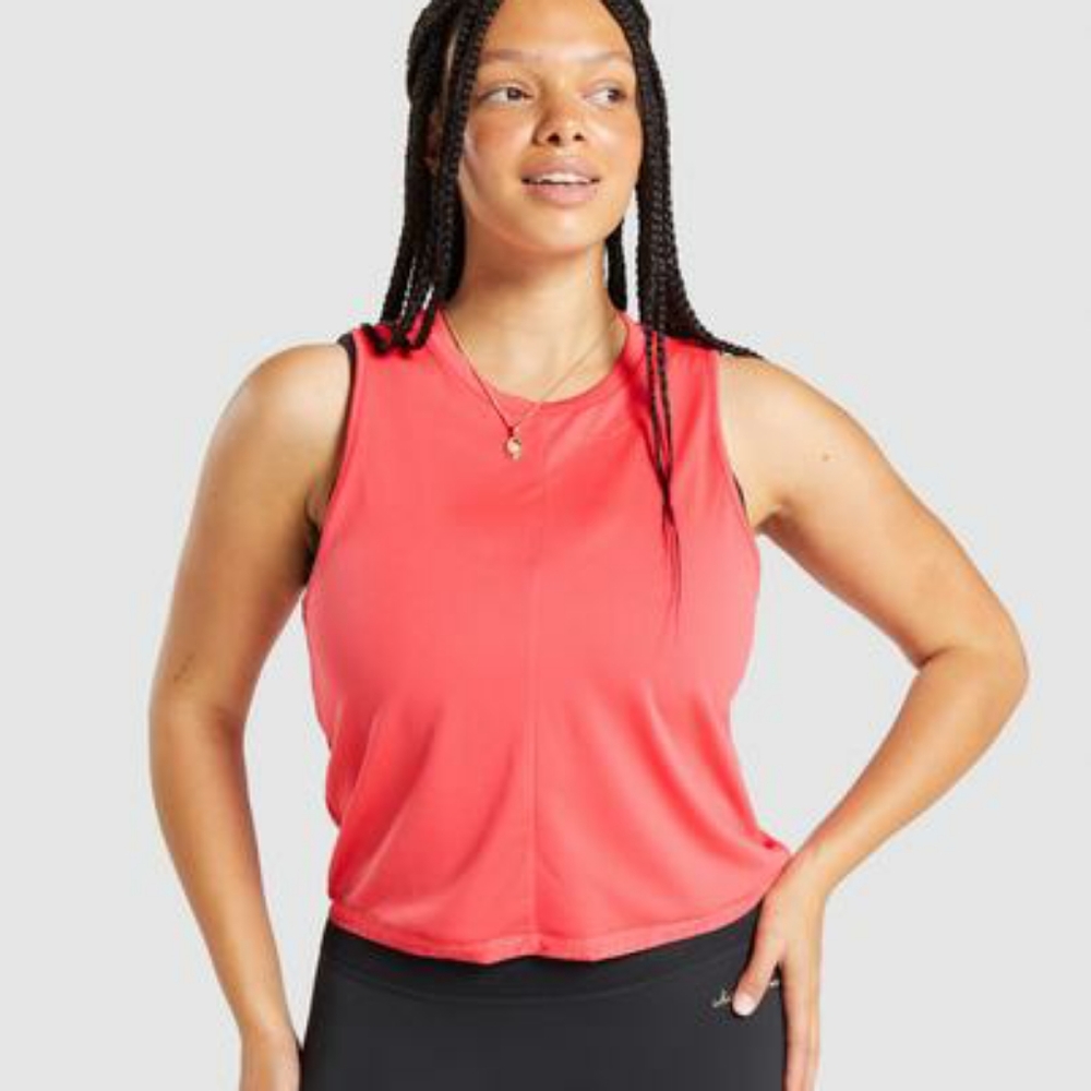 Gymshark x whitney Simmons Swing tank cyber red